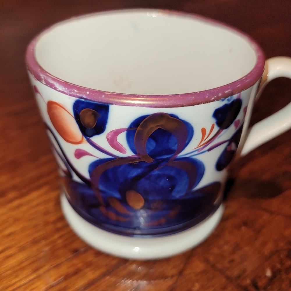 Antique Gaudy Welsh Miniature Cup